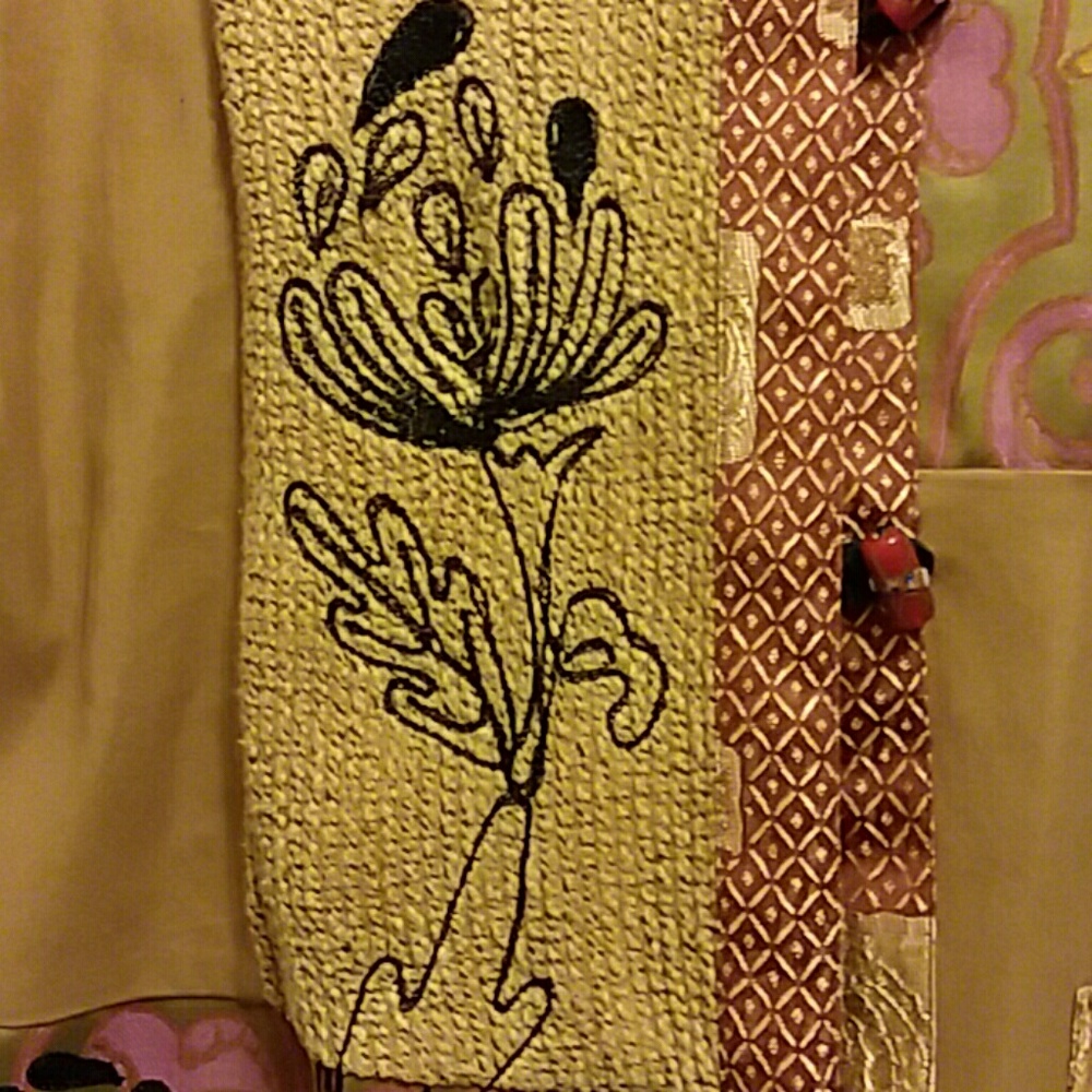 Vintage Allure Patchwork Jacket Womens Large Coll… - image 3